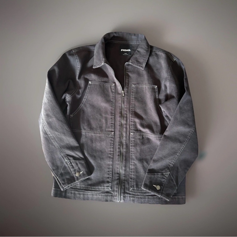 RSQ Charcoal Gray Men's Jacket